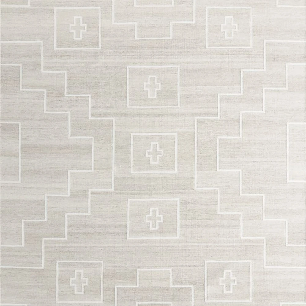 Cuzco Performance Handwoven Camel Ivory Area Rug 6'x9'