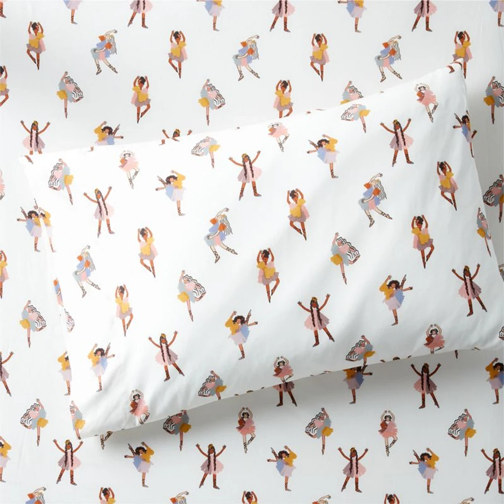 Stay Cool Dancer Organic Cotton Kids Pillowcase