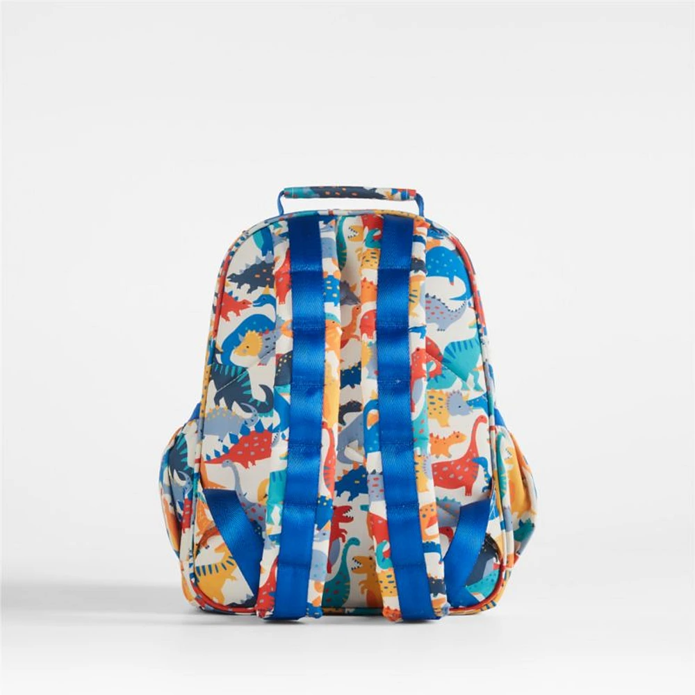 Dreamer Dino Party Small Kids Backpack with Side Pockets