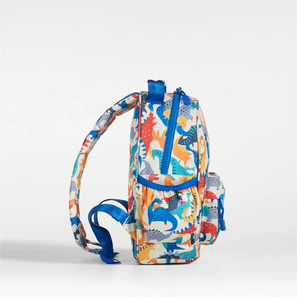 Dreamer Dino Party Small Kids Backpack with Side Pockets
