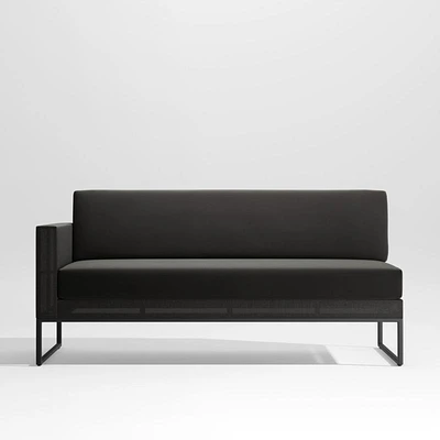 Replacement Black Cushion for Dune Left Arm/Right Arm Loveseat
