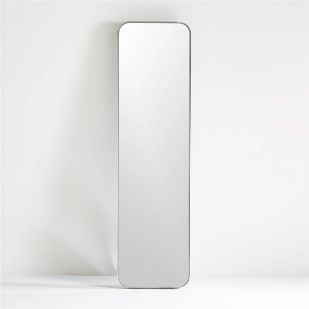 Edge Silver Standing Mirror