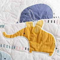 Elephant Baby Crib Quilt