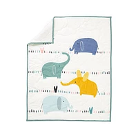 Elephant Baby Crib Quilt