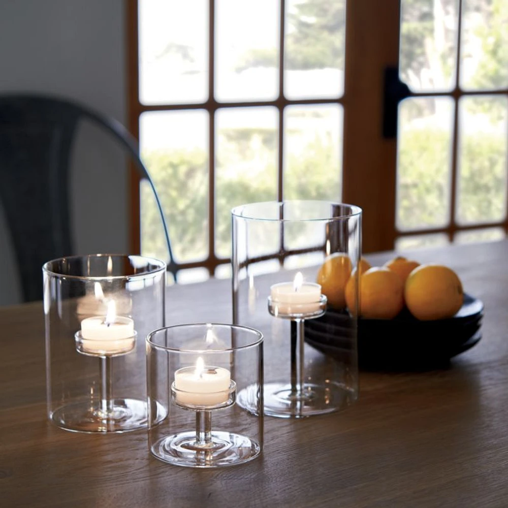 Elsa Small Glass Tealight Candle Holder