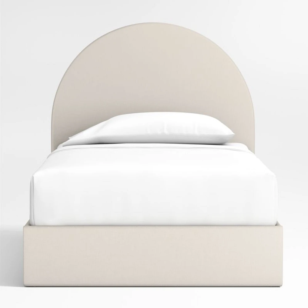 Emma Upholstered Arched Kids Twin Storage Bed