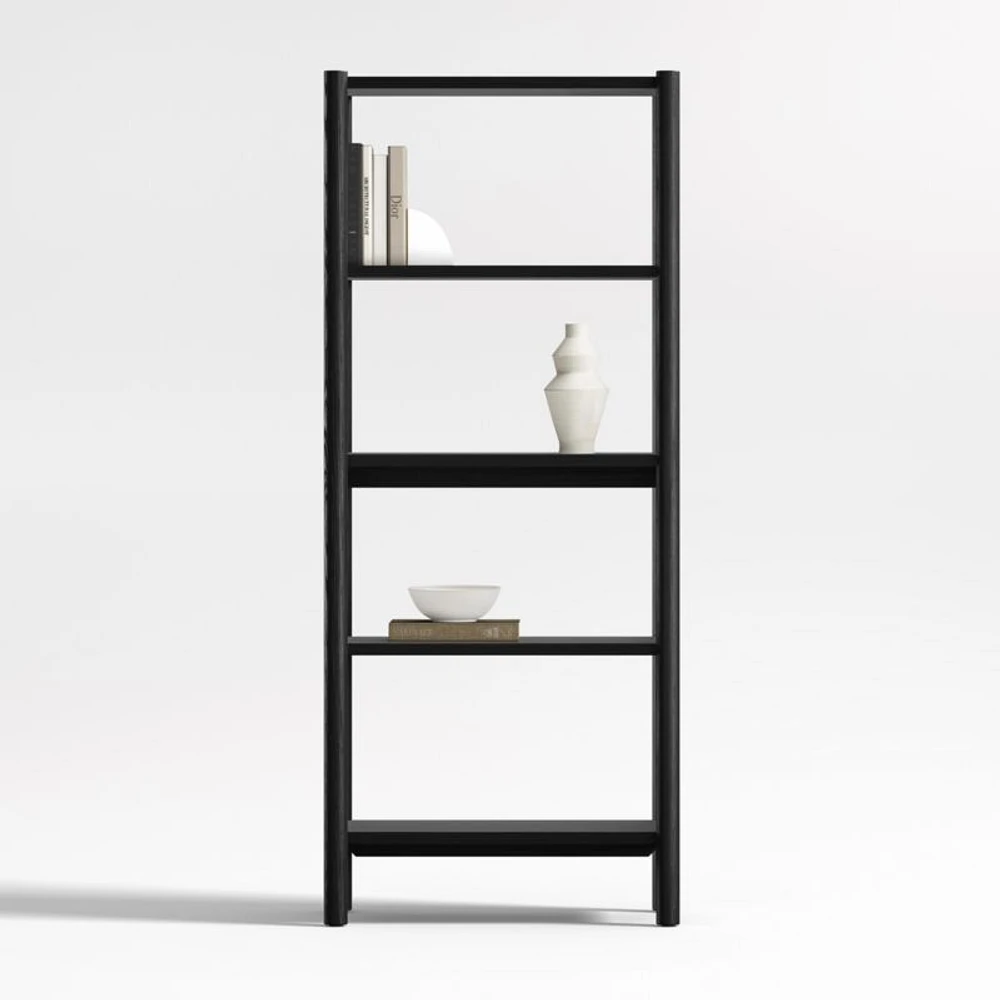 Emmer Charcoal Oak Bookcase