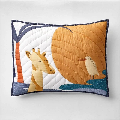 Equator Organic Cotton Voile Reversible Kids Pillow Sham