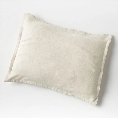 Aire Natural EUROPEAN FLAX ™-Certified Linen Warm Natural Standard Bed Pillow Sham