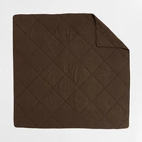 EUROPEAN FLAX™-Certified Linen Deep Brown Full/Queen Quilt