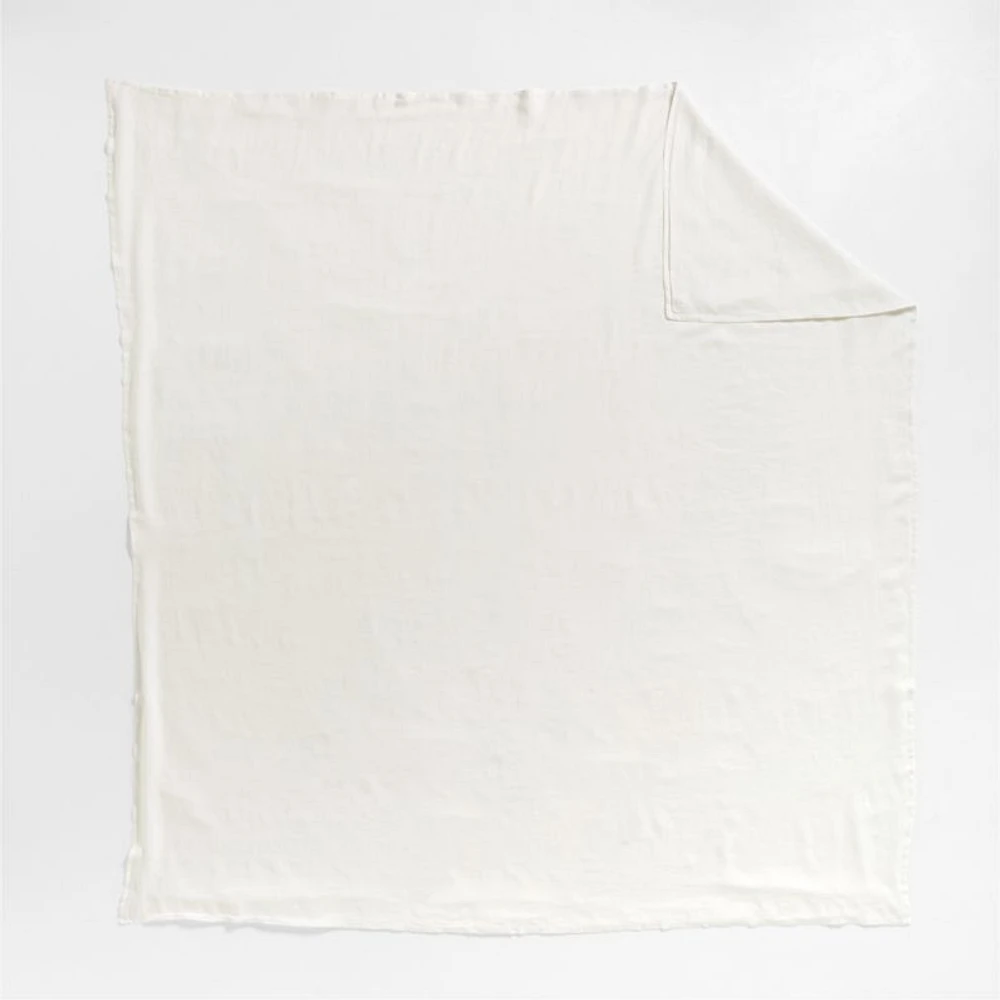 Aire Natural EUROPEAN FLAX ™-Certified Linen Pampas Ivory King Duvet Cover