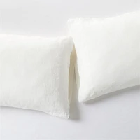 Aire Natural EUROPEAN FLAX ™-Certified Linen Pampas Ivory King Pillowcases, Set of 2