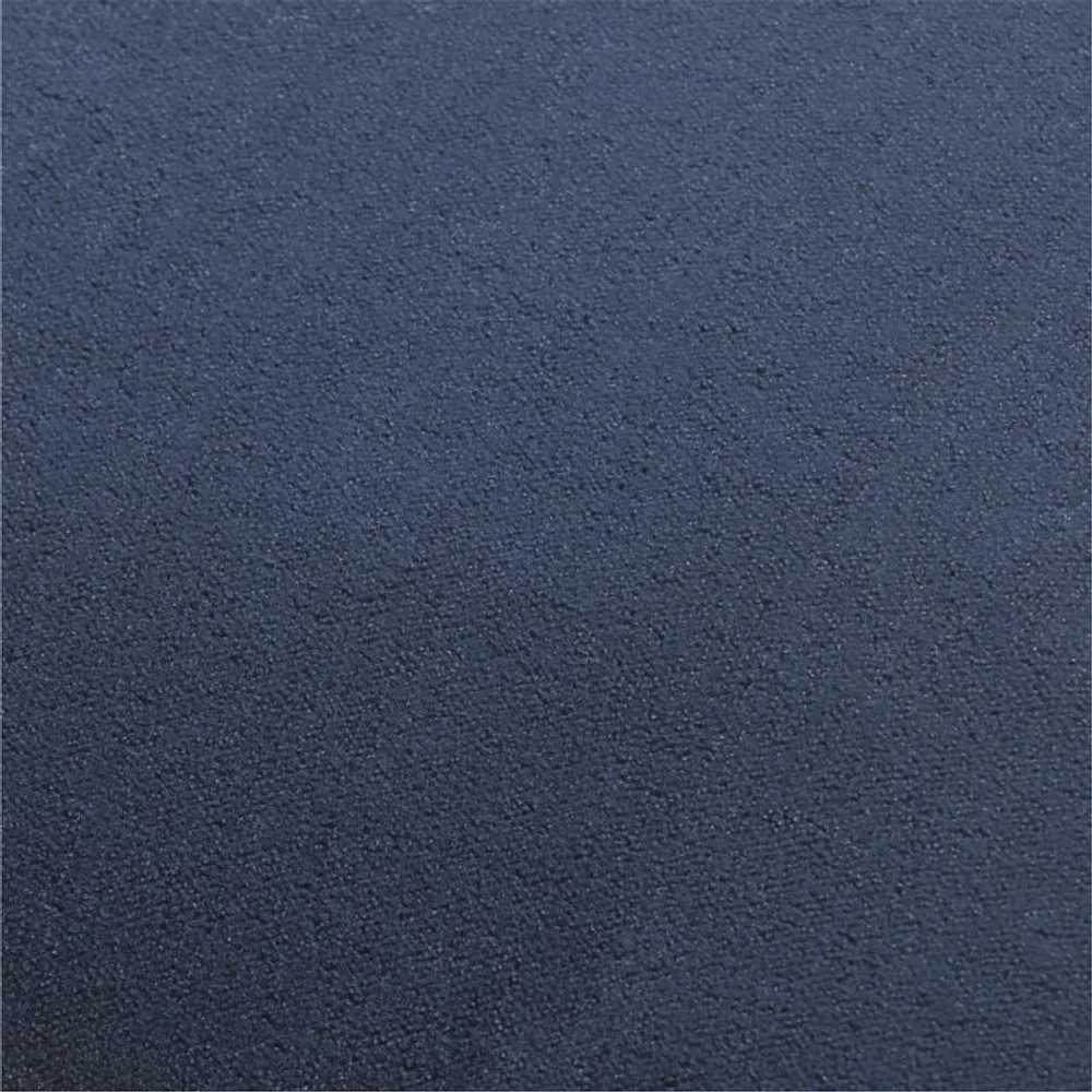 Faux Mohair Recycled 20"x20" Coy Blue Throw Pillow Cover