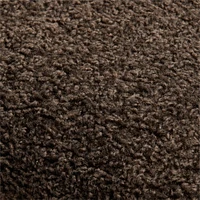 Faux Shearling 20x20 Deep Brown Throw Pillow Cover