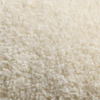 Faux Shearling 20x20 Travertine Beige Throw Pillow Cover
