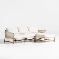 Fen -Piece Right-Arm Chaise Outdoor Sectional Sofa