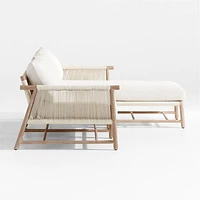 Fen -Piece Right-Arm Chaise Outdoor Sectional Sofa