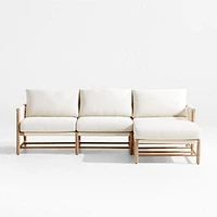 Fen -Piece Right-Arm Chaise Outdoor Sectional Sofa