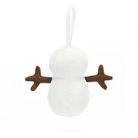 Jellycat ® Festive Folly Snowman Kids Christmas Ornament