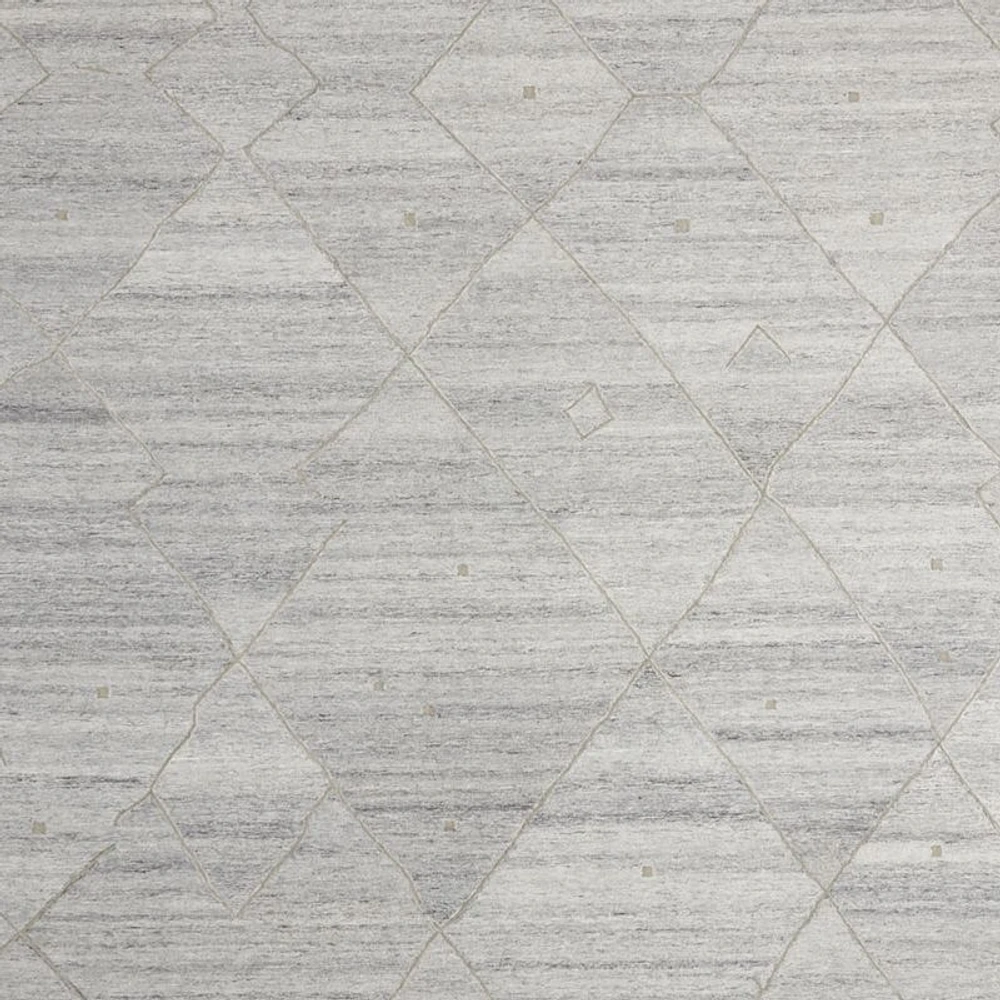 Fez Performance Hand-Tufted Nickel Grey Area Rug 9'x12'