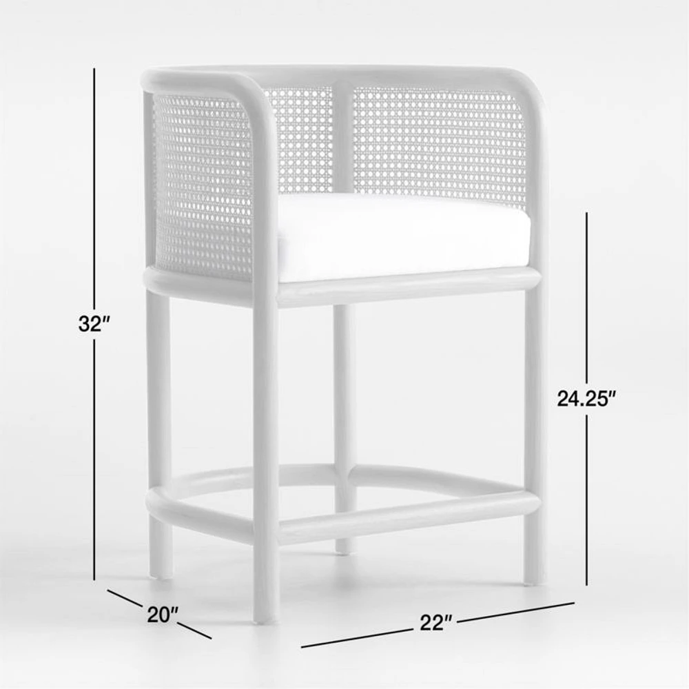 Fields Natural Cane Counter Stool by Leanne Ford