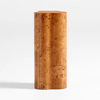 Fleur Tall Burl Wood Drink Table