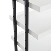 Flex Modular 36" 4-Shelf Half Bookcase