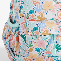 Flower Garden Small Kids Backpack with Side Pockets