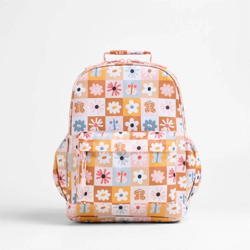 Dreamer Flower Patch Kids Backpack with Side Pockets