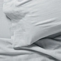Supersoft Mist Blue Organic Cotton Gauze Kids Twin Sheet Set