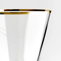 Gold Rim French 10-Oz. Wine Glass