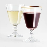 Gold Rim French 10-Oz. Wine Glass
