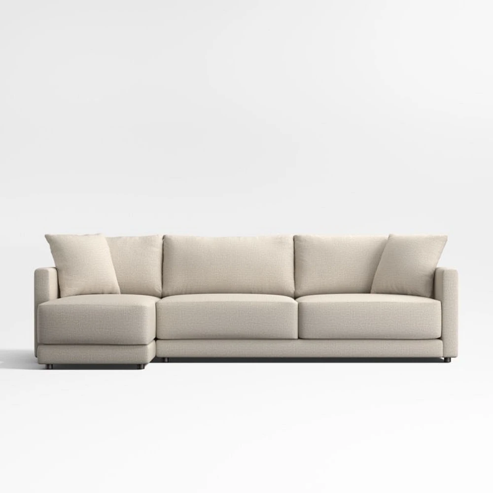 Gather Deep 2-Piece Sectional Sofa with Chaise Lounge