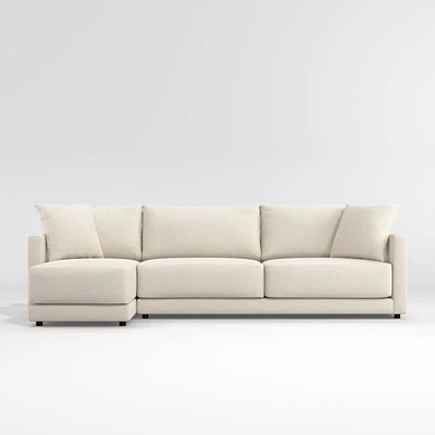 Gather Deep 2-Piece Sectional Sofa with Chaise Lounge
