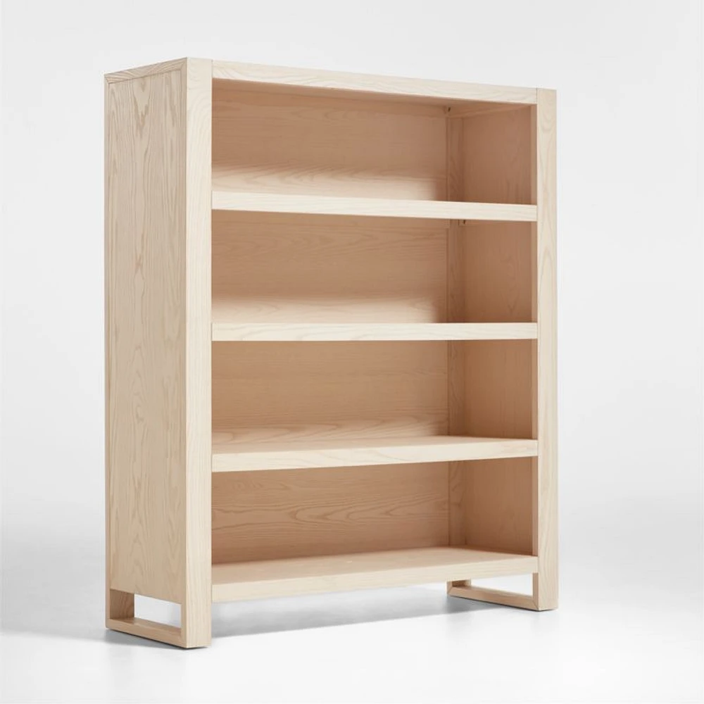 Gemini Tall 4-Shelf Wood Kids Bookcase