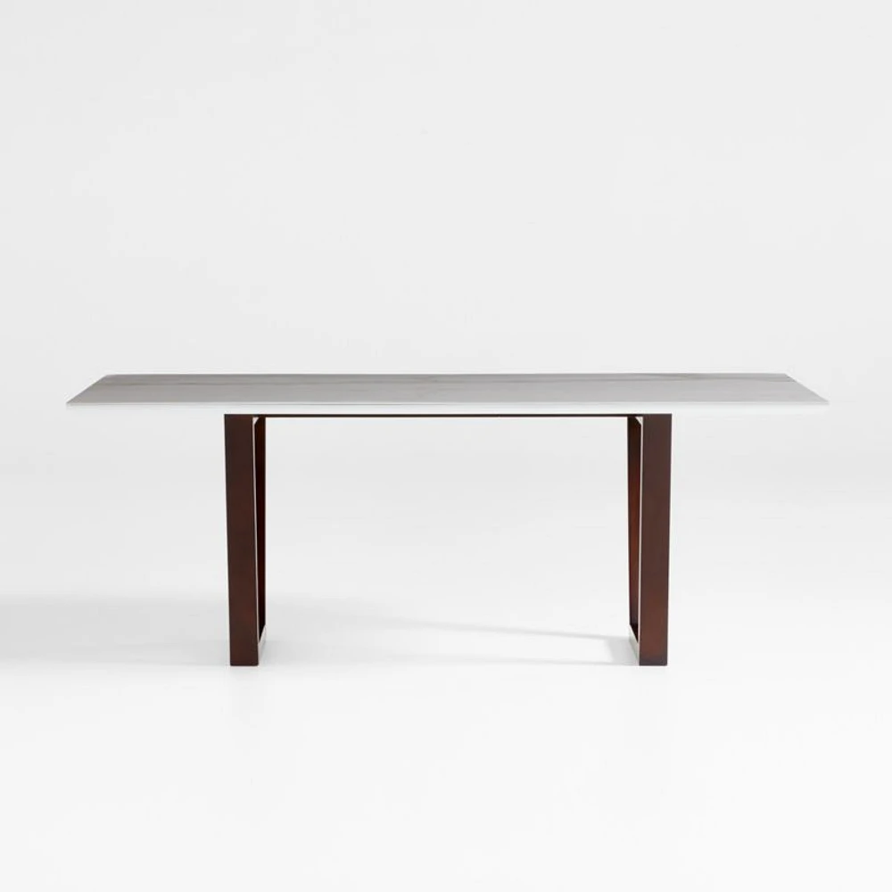 Giada 79" White Porcelain Table