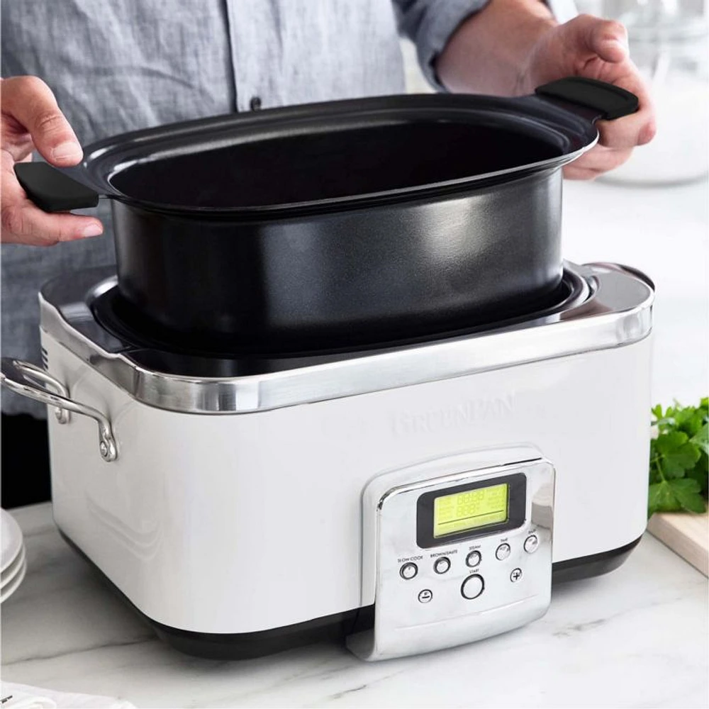 GreenPan Elite Cloud Cream Slow Cooker