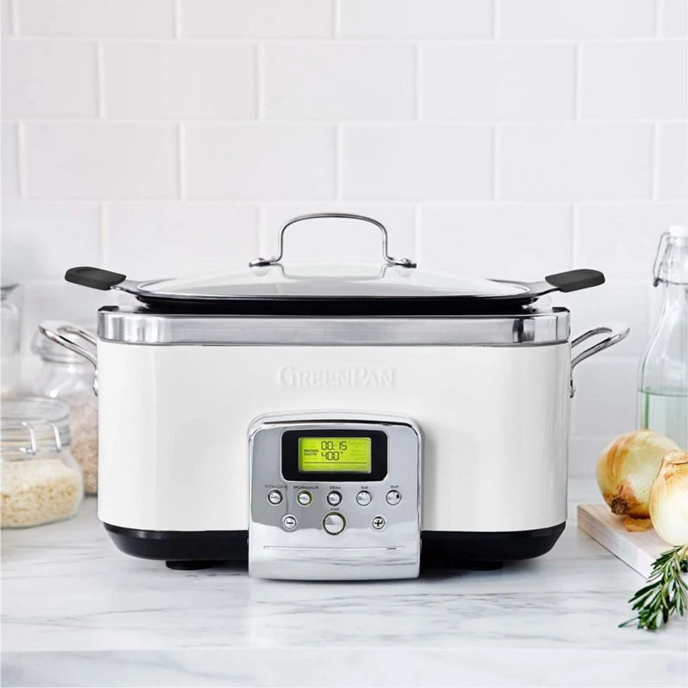 GreenPan Elite Cloud Cream Slow Cooker