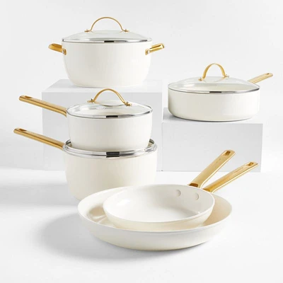 GreenPan ™ Reserve Cream 10-Piece Ceramic Non-Stick Cookware Set