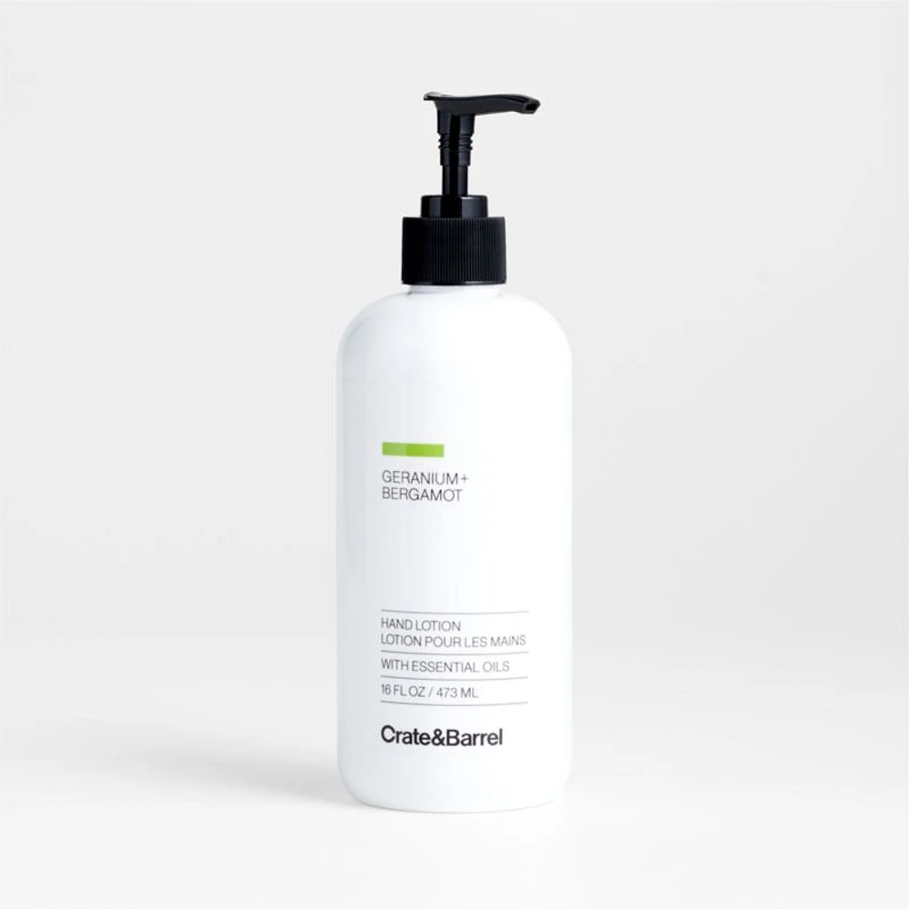 Geranium + Bergamot 16-oz. Hand Lotion