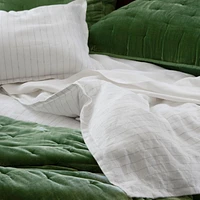 Pure Linen Warm White Queen Sheet Set