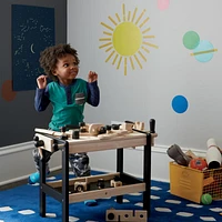 Wooden Toy Kids Workbench