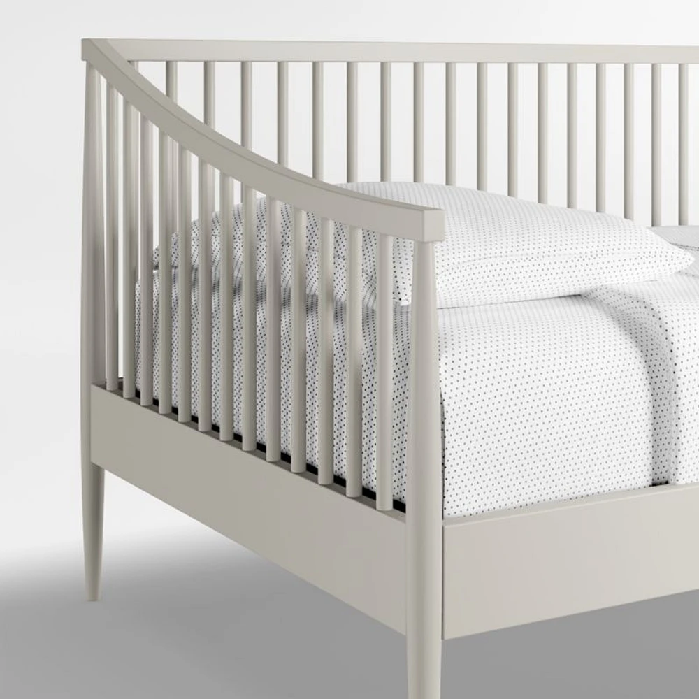 Hampshire Cozy Grey Spindle Wood Kids Daybed