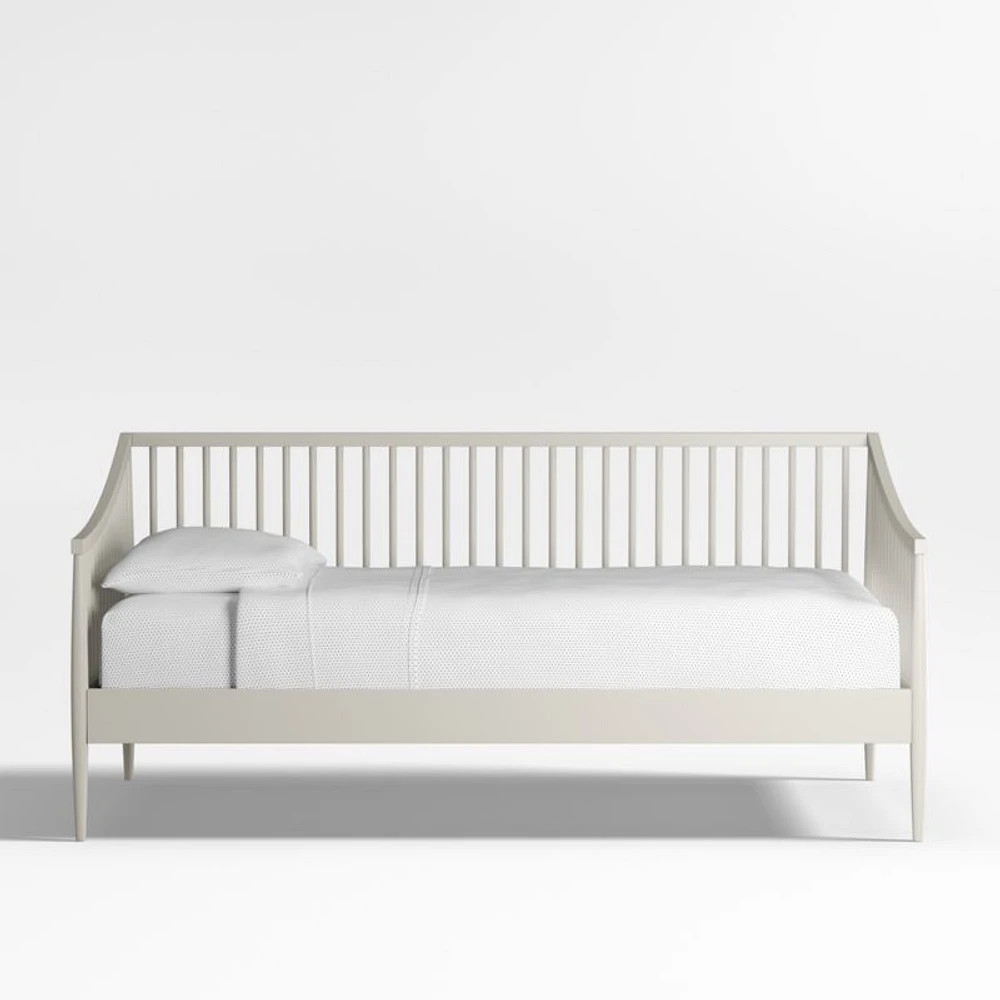 Hampshire Cozy Grey Spindle Wood Kids Daybed