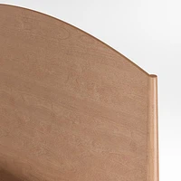 Hampshire Natural Brown Wood Arched Kids Twin Bed