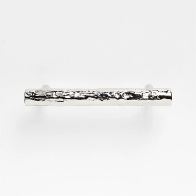 Forged 4" Polished Chrome Cabinet Pull