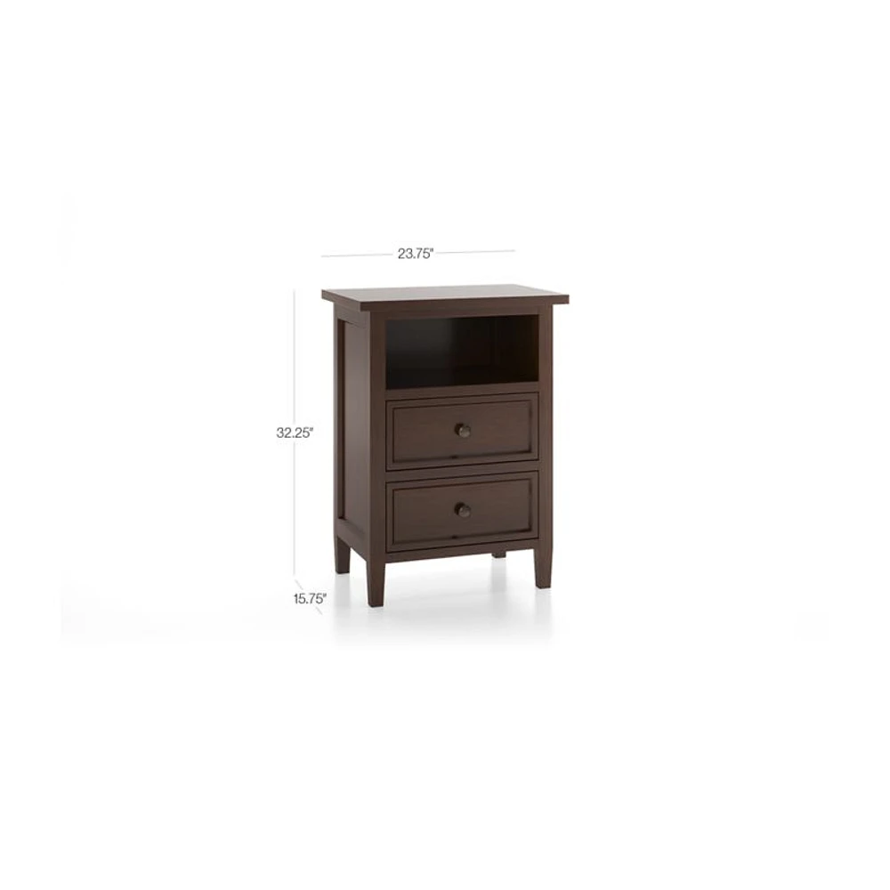 Harbor Aretina 2-Drawer Nightstand