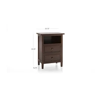 Harbor Aretina 2-Drawer Nightstand