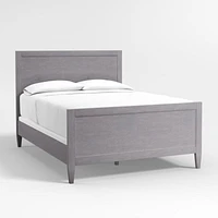 Harbor Dove Grey Queen Bed