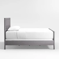 Harbor Dove Grey Queen Bed